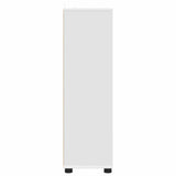 vidaXL Badkamerkast met lade Wit 30,5 x 30 x 101 cm Bewerkt hout