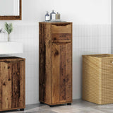 vidaXL Badkamerkast met lade Wit 30,5 x 30 x 101 cm Bewerkt hout