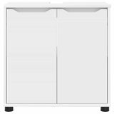 vidaXL Badkamer wastafelkast Wit 60 x 30 x 60 cm Bewerkt hout