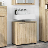 vidaXL Badkamer wastafelkast Wit 60 x 30 x 60 cm Bewerkt hout