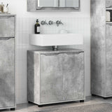 vidaXL Badkamer wastafelkast Wit 60 x 30 x 60 cm Bewerkt hout
