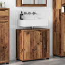 vidaXL Badkamer wastafelkast Wit 60 x 30 x 60 cm Bewerkt hout