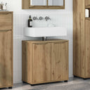 vidaXL Badkamer wastafelkast Wit 60 x 30 x 60 cm Bewerkt hout