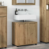 vidaXL Badkamer wastafelkast Wit 60 x 30 x 60 cm Bewerkt hout