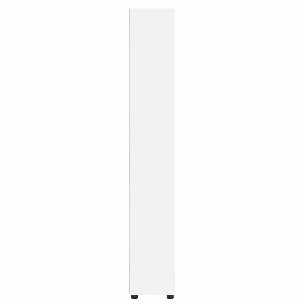 vidaXL Badkamerkast met plank Wit 30,5 x 30 x 195 cm Bewerkt hout