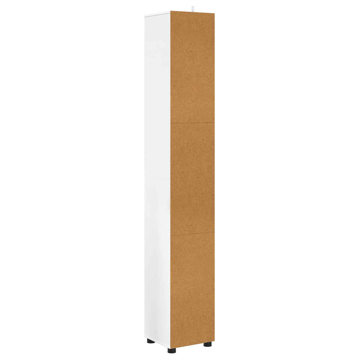 vidaXL Badkamerkast met plank Wit 30,5 x 30 x 195 cm Bewerkt hout