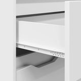 vidaXL Badkamerkast met lade Wit 72,5 x 36,5 x 100 cm Bewerkt hout