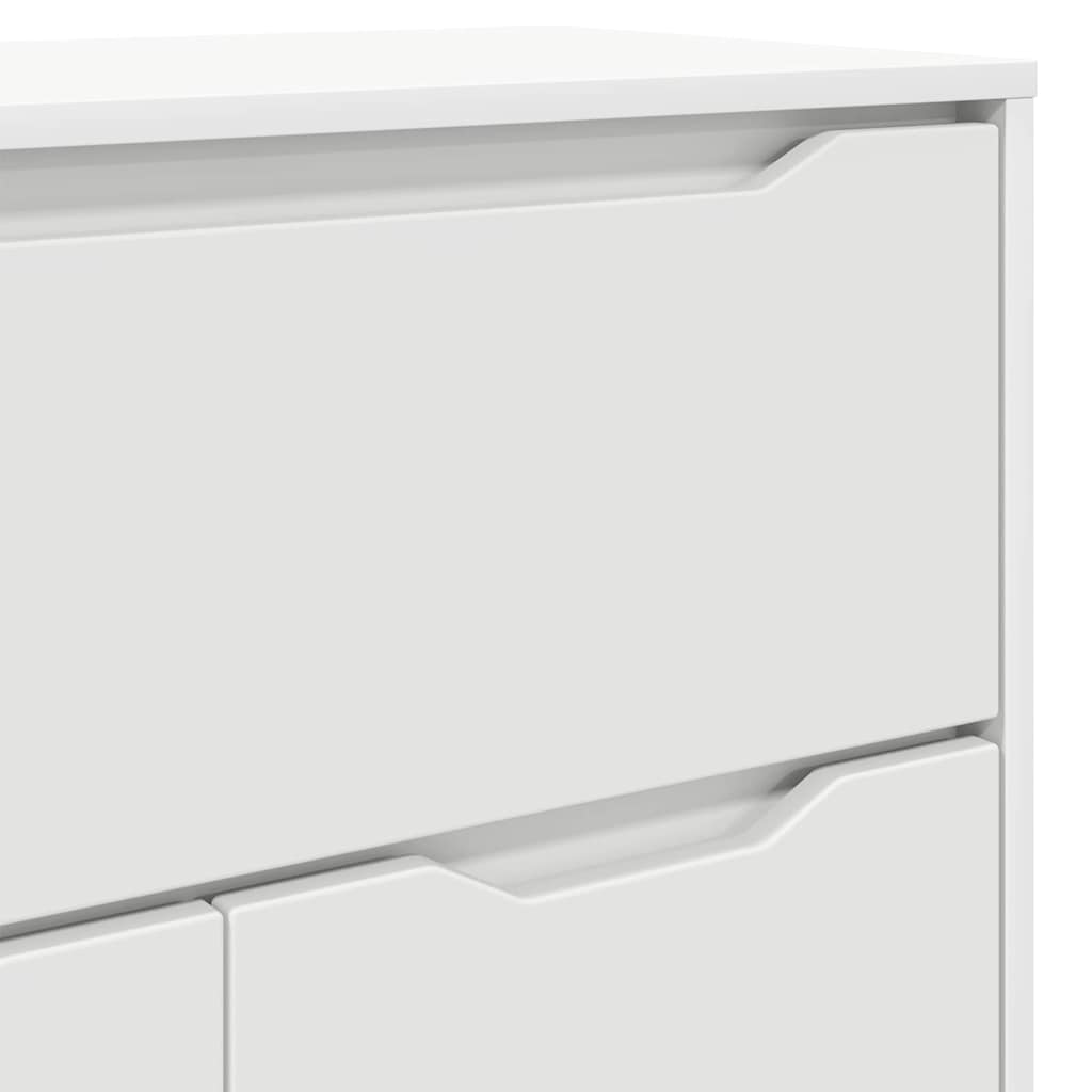 vidaXL Badkamerkast met lade Wit 72,5 x 36,5 x 100 cm Bewerkt hout