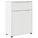 vidaXL Badkamerkast met lade Wit 72,5 x 36,5 x 100 cm Bewerkt hout