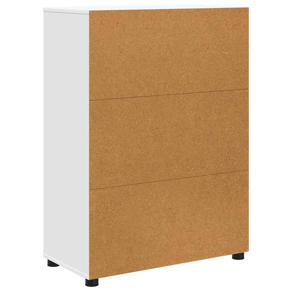 vidaXL Badkamerkast met lade Wit 72,5 x 36,5 x 100 cm Bewerkt hout