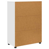 vidaXL Badkamerkast met lade Wit 72,5 x 36,5 x 100 cm Bewerkt hout
