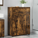 vidaXL Badkamerkast met lade Wit 72,5 x 36,5 x 100 cm Bewerkt hout