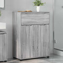 vidaXL Badkamerkast met lade Wit 72,5 x 36,5 x 100 cm Bewerkt hout