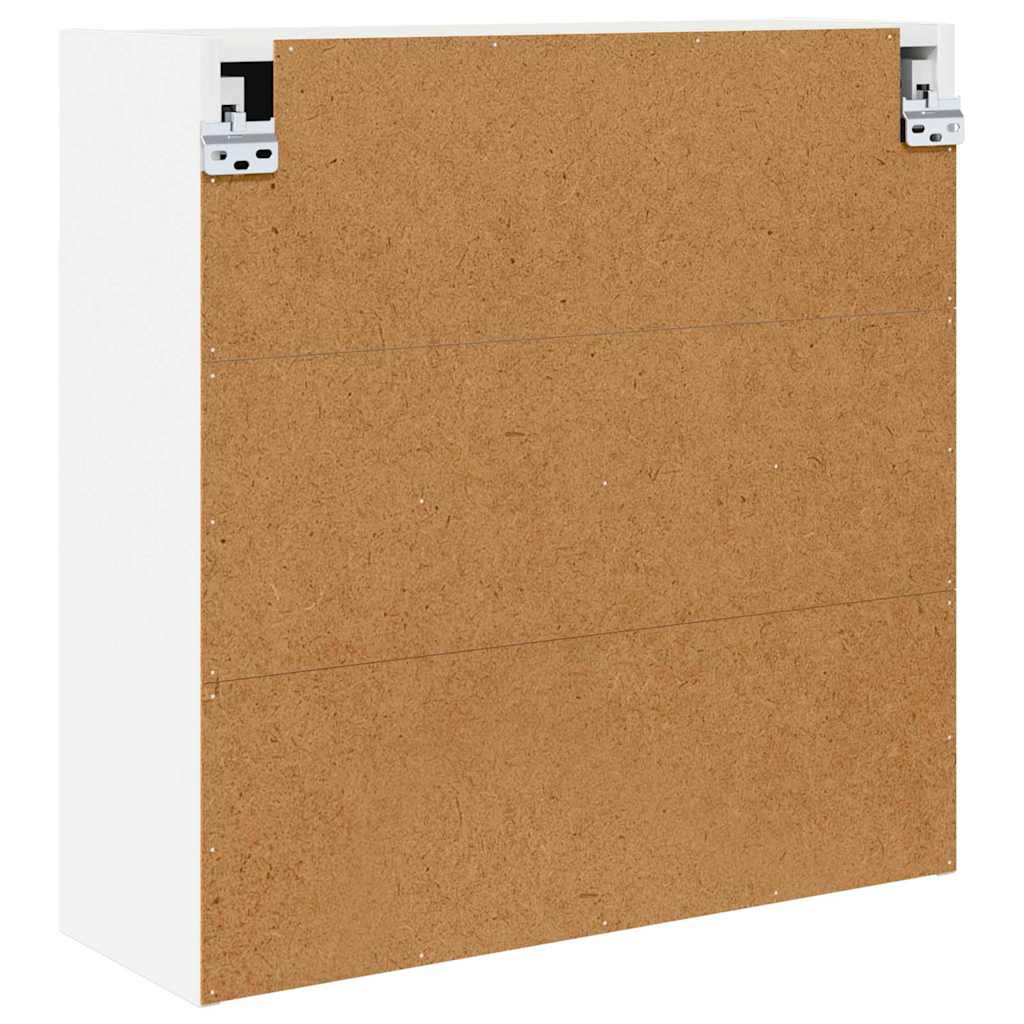vidaXL Bathroom Mirror Cabinet with Shelf White 60x20x60 cm Engineered Wood