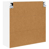 vidaXL Bathroom Mirror Cabinet with Shelf White 60x20x60 cm Engineered Wood