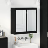 vidaXL Bathroom Mirror Cabinet with Shelf White 60x20x60 cm Engineered Wood