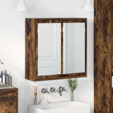 vidaXL Bathroom Mirror Cabinet with Shelf White 60x20x60 cm Engineered Wood