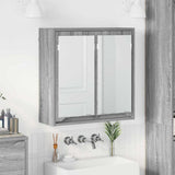 vidaXL Bathroom Mirror Cabinet with Shelf White 60x20x60 cm Engineered Wood