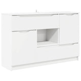 vidaXL Dressoir met lade Wit 100 x 30 x 65,6 Bewerkt hout