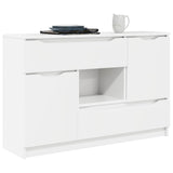 vidaXL Dressoir met lade Wit 100 x 30 x 65,6 Bewerkt hout