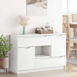 vidaXL Dressoir met lade Wit 100 x 30 x 65,6 Bewerkt hout