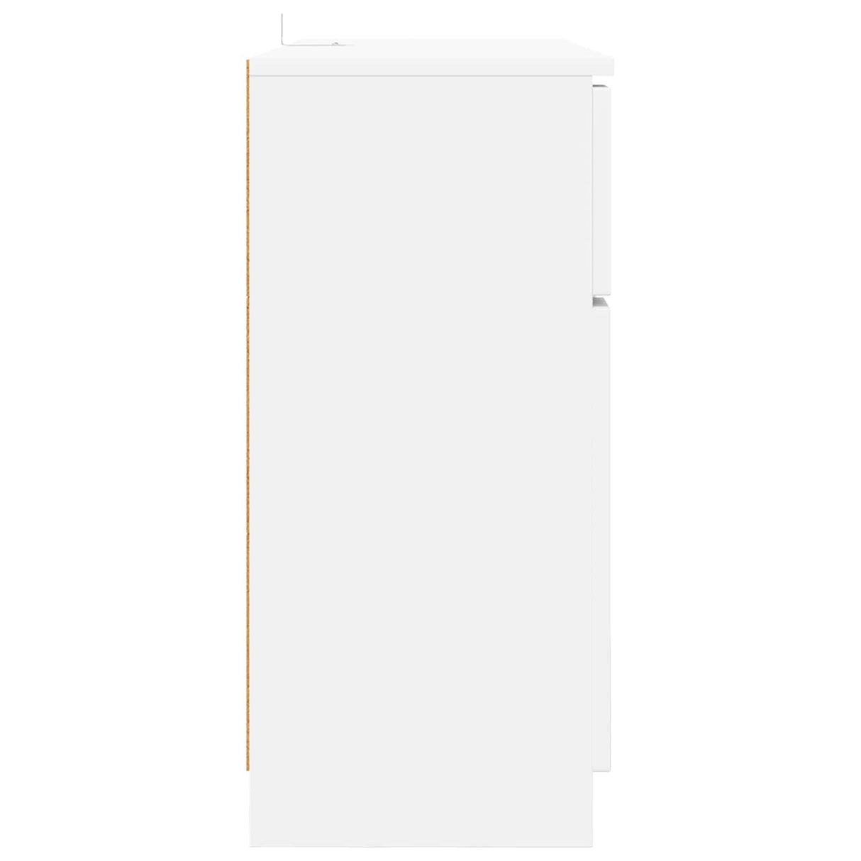vidaXL Dressoir met lade Wit 100 x 30 x 65,6 Bewerkt hout