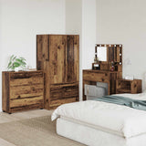 vidaXL Opbergkasten 2 pcs Wit 80 x 48 x 105 cm Bewerkt hout