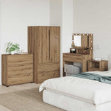 vidaXL Opbergkasten 2 pcs Wit 80 x 48 x 105 cm Bewerkt hout