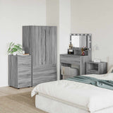 vidaXL Opbergkasten 2 pcs Wit 80 x 48 x 105 cm Bewerkt hout