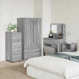 vidaXL Opbergkasten 2 pcs Wit 80 x 48 x 105 cm Bewerkt hout