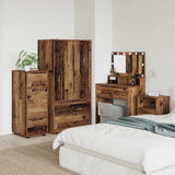 vidaXL Opbergkasten 2 pcs Wit 80 x 48 x 105 cm Bewerkt hout