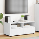 vidaXL TV Kast met lade Wit 100 x 48 x 43 cm Bewerkt hout