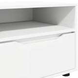 vidaXL TV Kast met lade Wit 100 x 48 x 43 cm Bewerkt hout