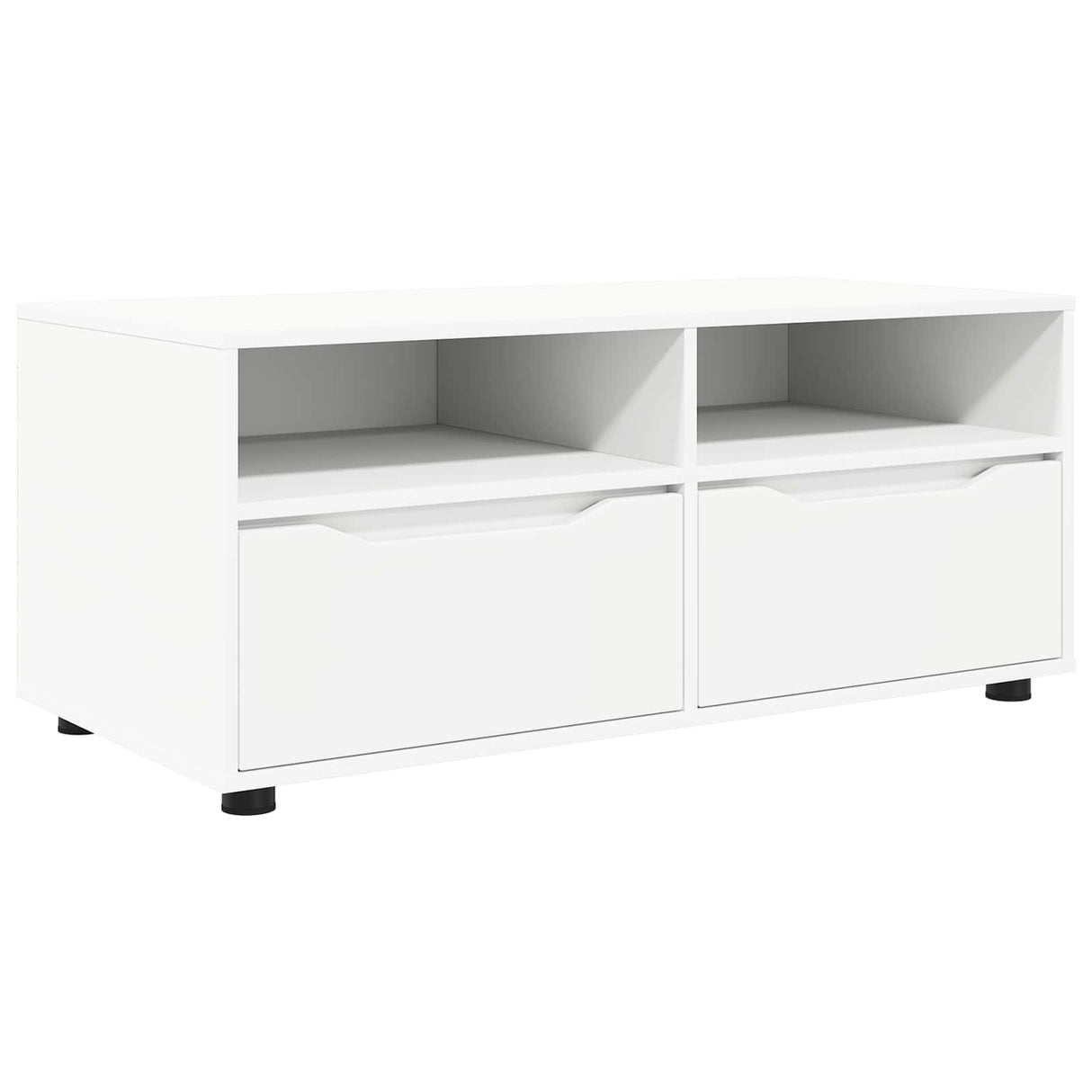 vidaXL TV Kast met lade Wit 100 x 48 x 43 cm Bewerkt hout