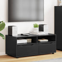 vidaXL TV Kast met lade Wit 100 x 48 x 43 cm Bewerkt hout
