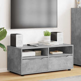 vidaXL TV Kast met lade Wit 100 x 48 x 43 cm Bewerkt hout