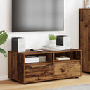 vidaXL TV Kast met lade Wit 100 x 48 x 43 cm Bewerkt hout