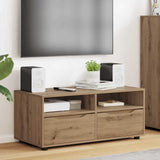 vidaXL TV Kast met lade Wit 100 x 48 x 43 cm Bewerkt hout