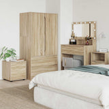 vidaXL Badkamerkast Wit 40,5 x 40 x 44 cm Bewerkt hout