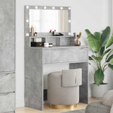 vidaXL Slaapkamer Toilet Tafels Wit 80 x 39,6 x 135 cm Bewerkt hout