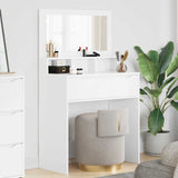 vidaXL Bedroom Dressing Tables White 80 x 39.6 x 135 cm Engineered Wood