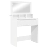 vidaXL Bedroom Dressing Tables White 80 x 39.6 x 135 cm Engineered Wood