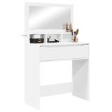 vidaXL Bedroom Dressing Tables White 80 x 39.6 x 135 cm Engineered Wood