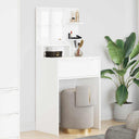 vidaXL Slaapkamer Toilet Tafels Wit 80 x 39,6 x 135 cm Bewerkt hout