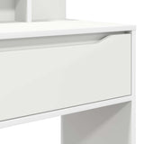 vidaXL Slaapkamer Toilet Tafels Wit 80 x 39,6 x 135 cm Bewerkt hout