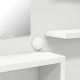 vidaXL Slaapkamer Toilet Tafels Wit 80 x 39,6 x 135 cm Bewerkt hout