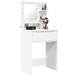 vidaXL Slaapkamer Toilet Tafels Wit 80 x 39,6 x 135 cm Bewerkt hout