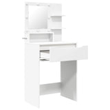 vidaXL Slaapkamer Toilet Tafels Wit 80 x 39,6 x 135 cm Bewerkt hout