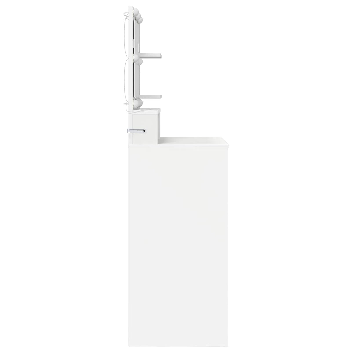 vidaXL Slaapkamer Toilet Tafels Wit 80 x 39,6 x 135 cm Bewerkt hout