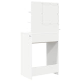 vidaXL Slaapkamer Toilet Tafels Wit 80 x 39,6 x 135 cm Bewerkt hout